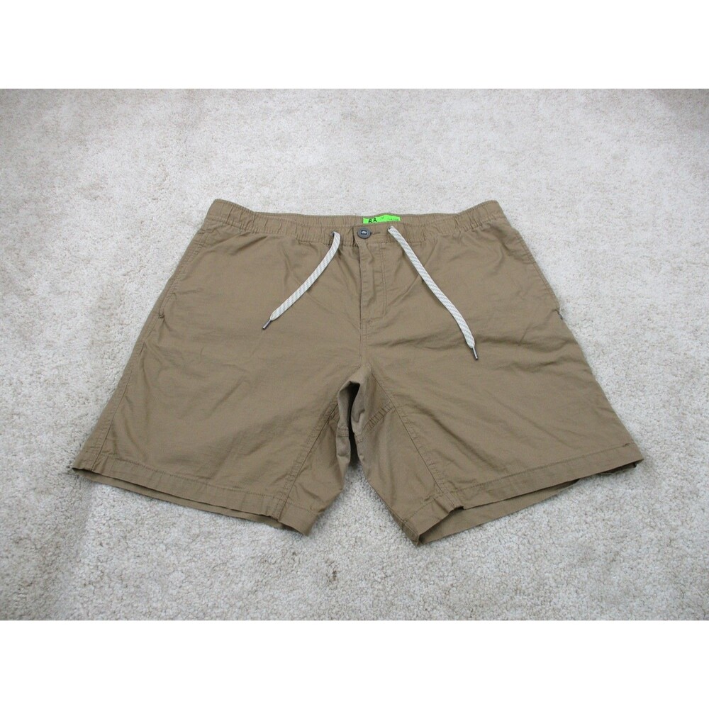 Vuori Ripstop Climber Shorts Mens XL Brown Tan Cotton Stretch Casual Hiking 8"